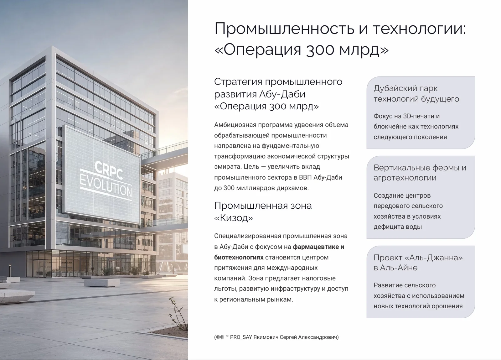 Глобальный анализ стратегических программ и проектов ОАЭ (2020-2071 гг.) — слайд 9
