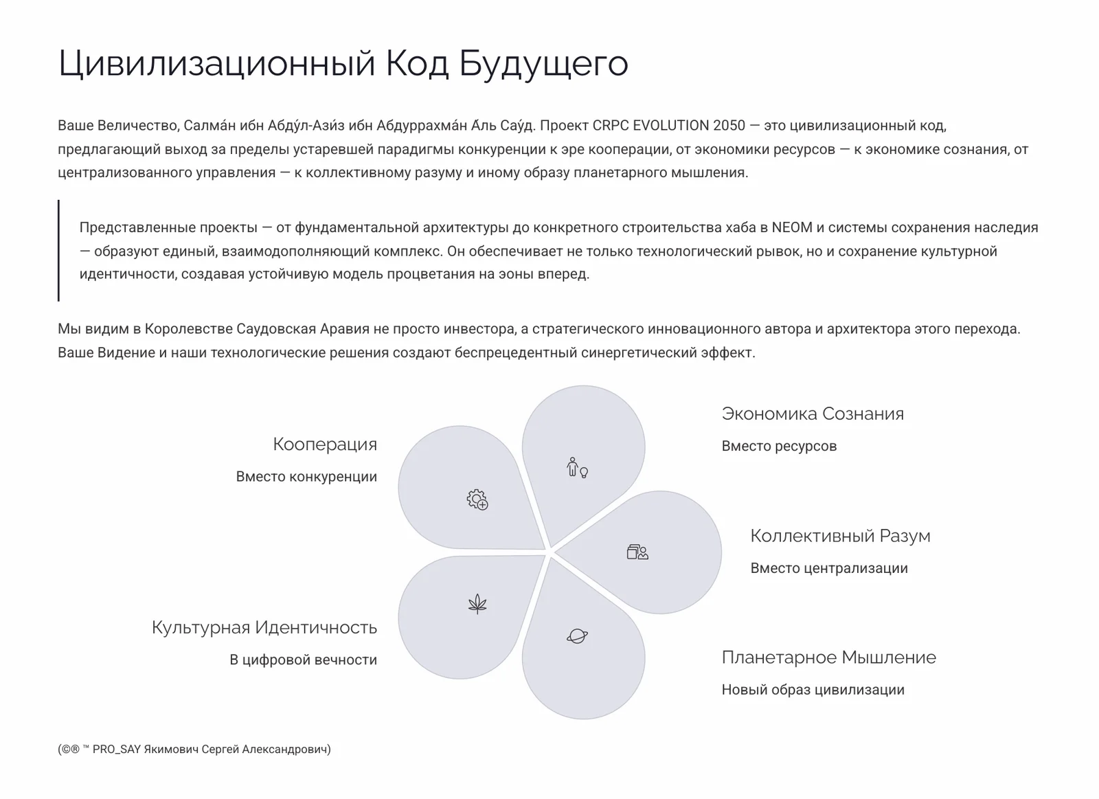 CRPC EVOLUTION 2050 AOE KSA Архитектура Эволюции Сознательного Естественного Интеллекта — слайд 19