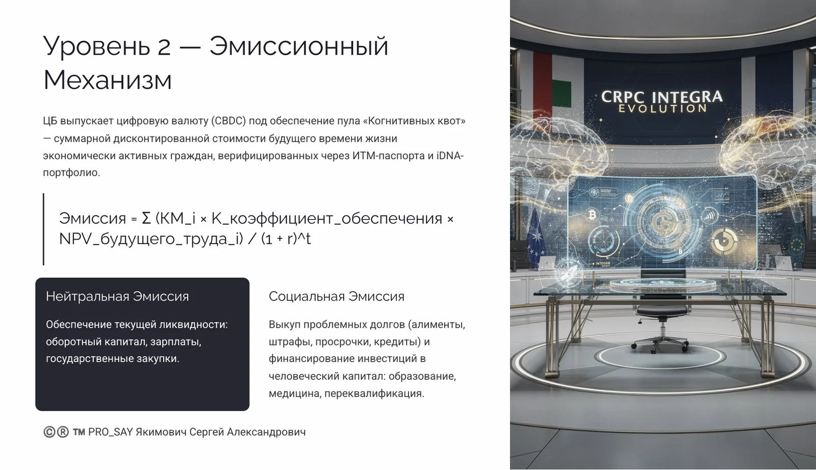 CRPC INTEGRA — IDE (finance) — слайд 13