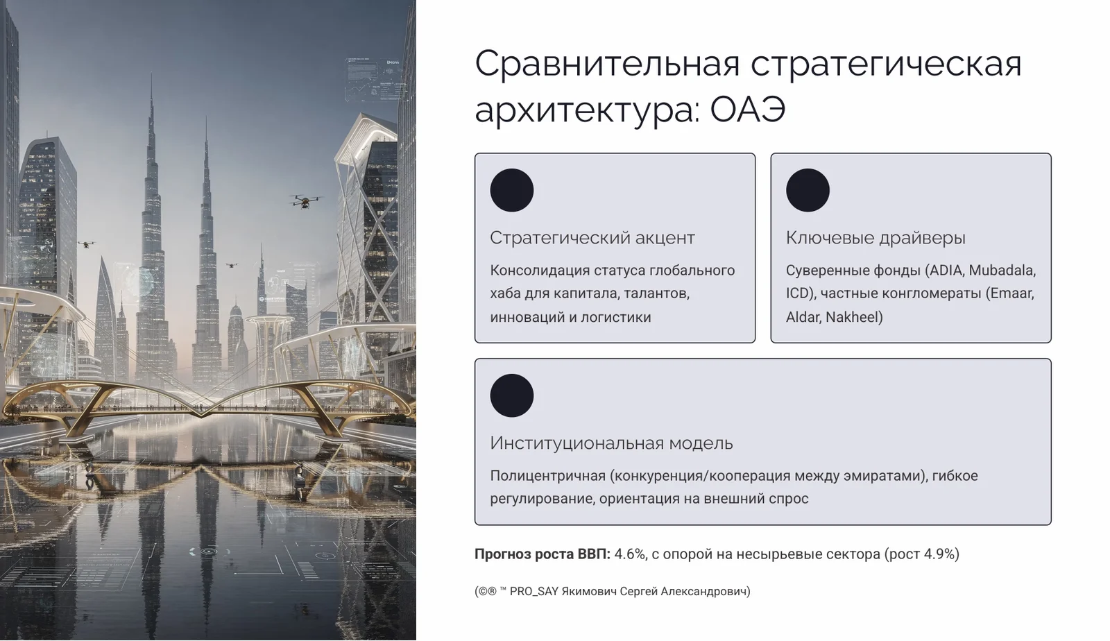 OAE & KSA Стратегическая архитектура развития государств Персидского залива — слайд 5