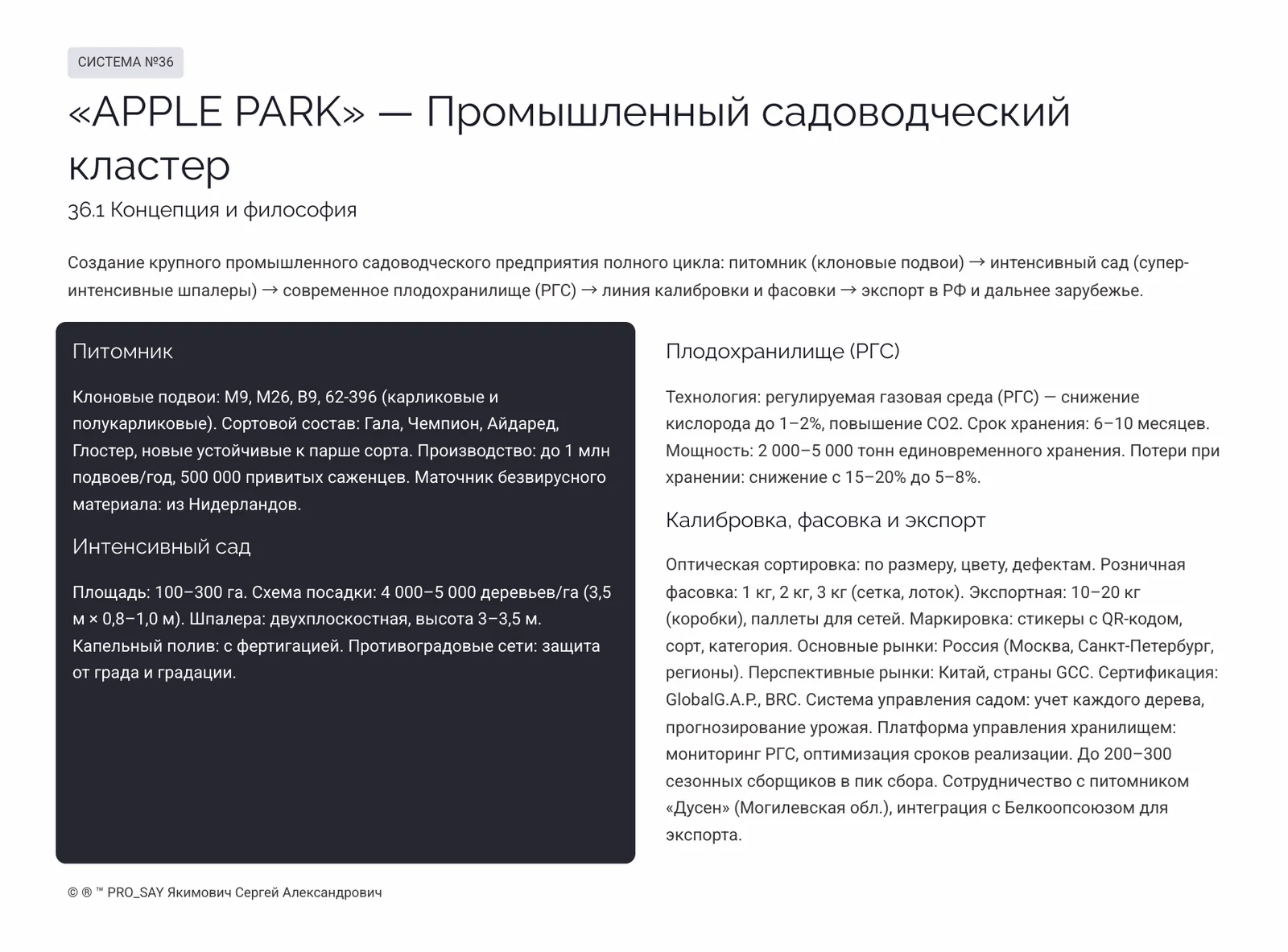Комплексные Экспортно-ориентированные системы бизнеса полного цикла — слайд 11