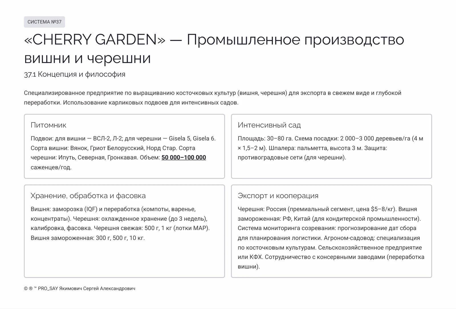 Комплексные Экспортно-ориентированные системы бизнеса полного цикла — слайд 12