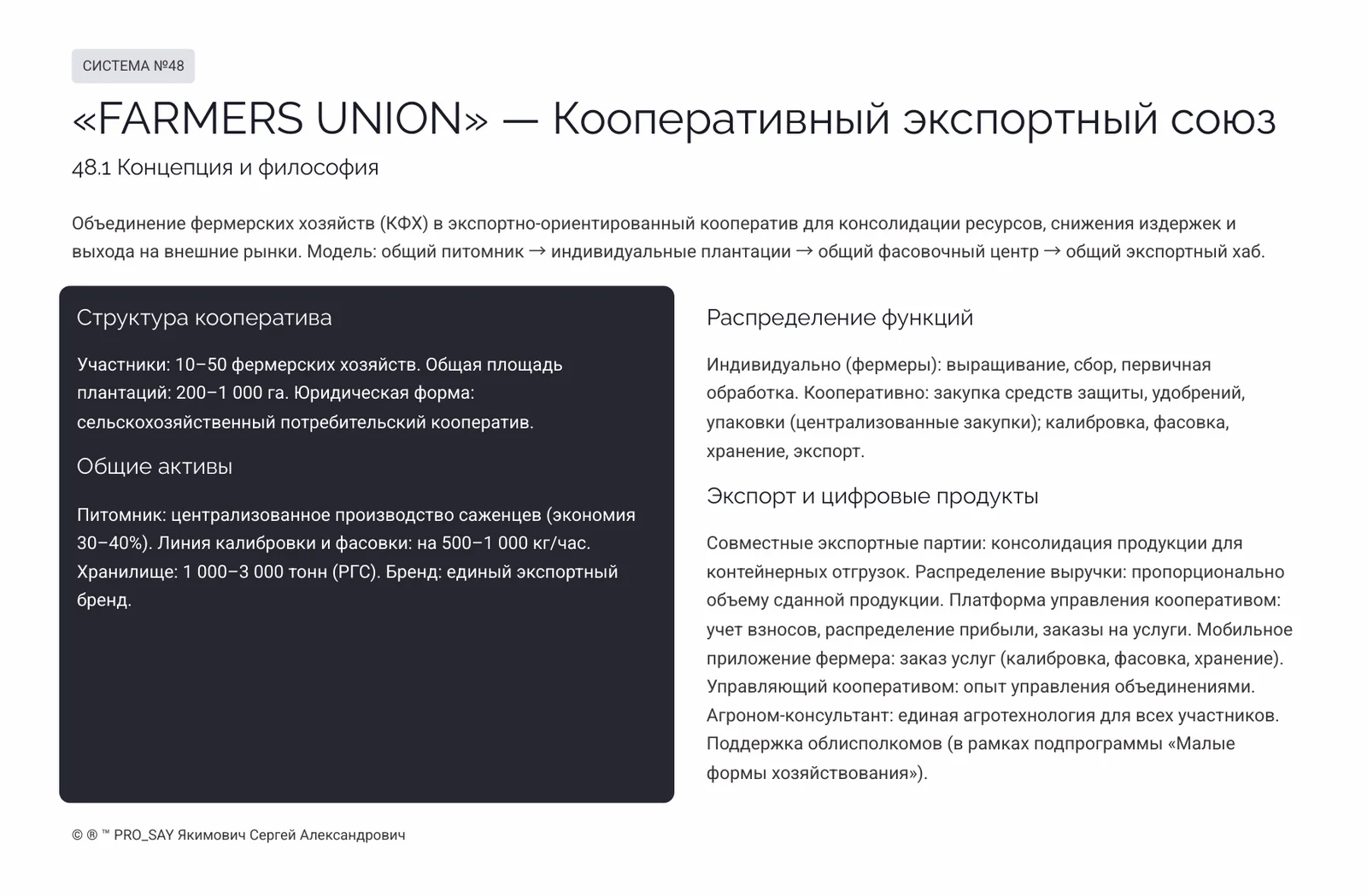 Комплексные Экспортно-ориентированные системы бизнеса полного цикла — слайд 25