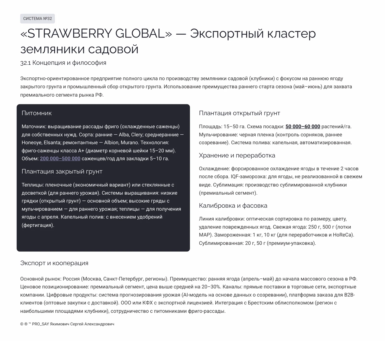 Комплексные Экспортно-ориентированные системы бизнеса полного цикла — слайд 6